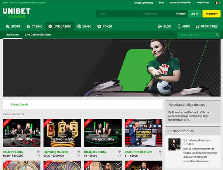 Live casino goksites