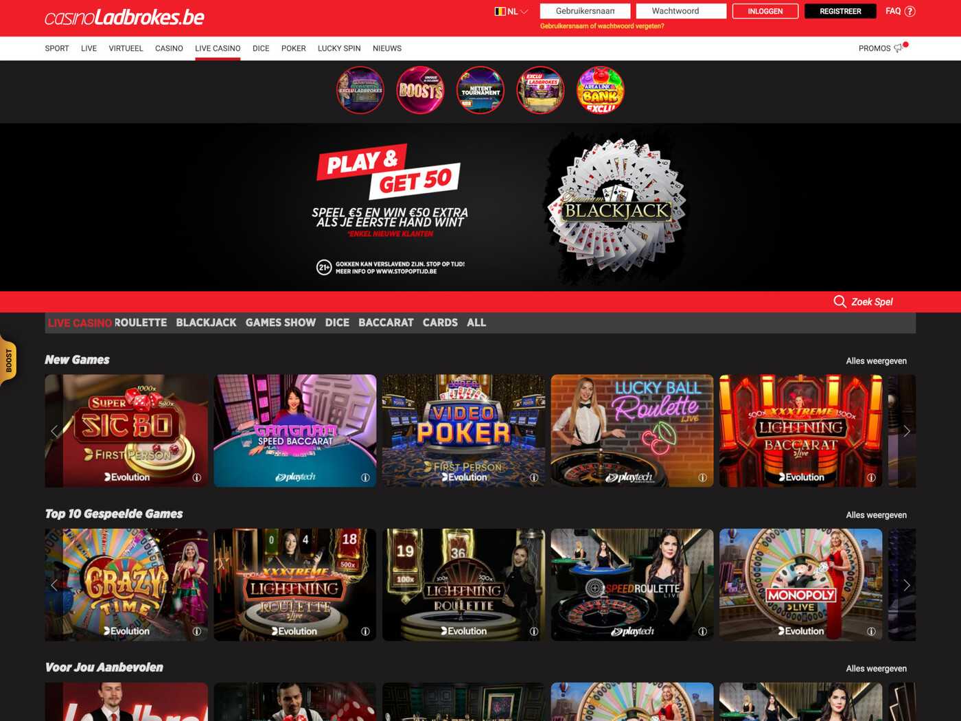 Live casino goksites