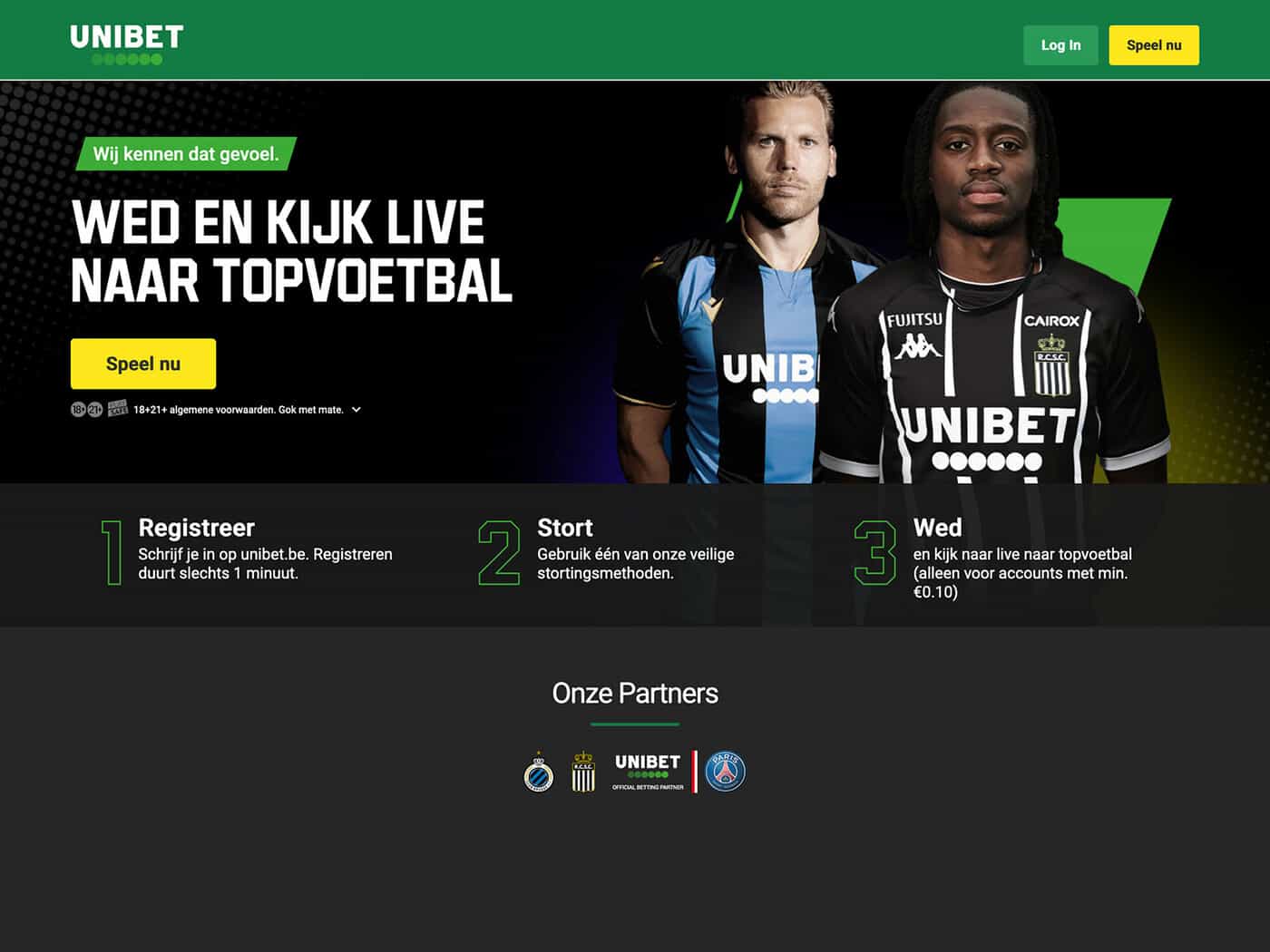 Goksites voetbal wedden Belgie