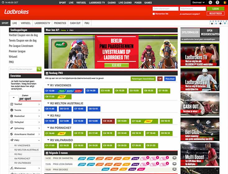 Goksites paarden wedden Belgie