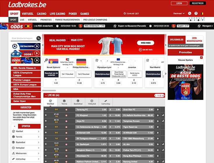 Ladbrokes sportwedden