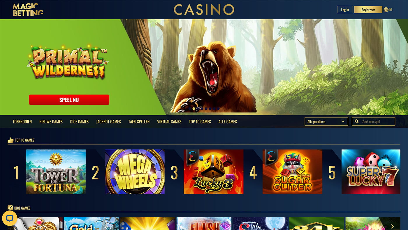 Magic Betting - Belgische goksites met sportsbetting en casino